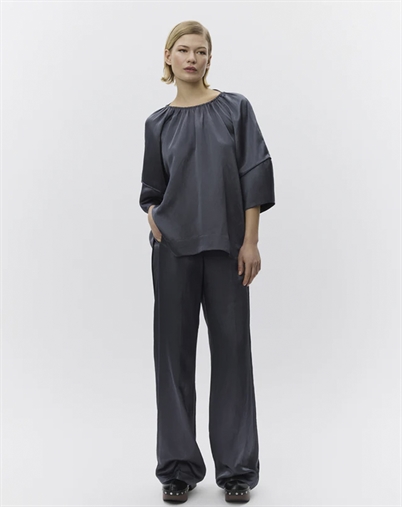 Day Birger et Mikkelsen - Skyler High Shine Blend Bluse - Ebony